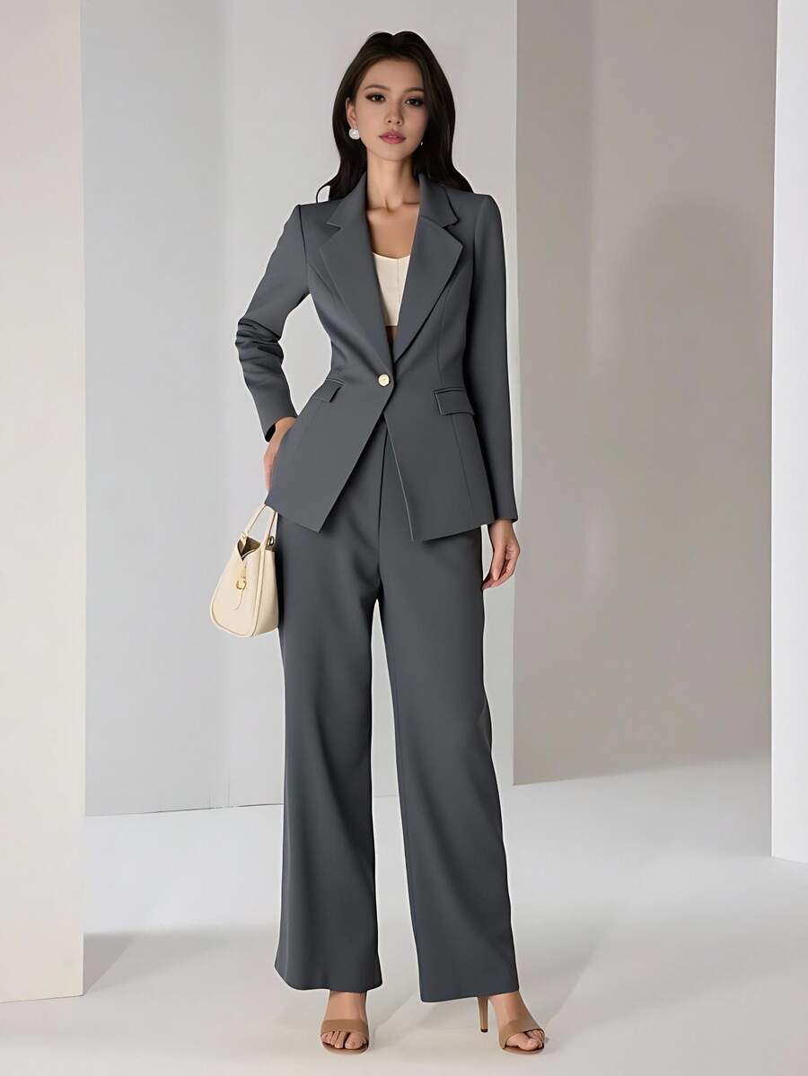 Women Two-Piece Outfits - Xám - Xem 1