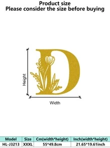 1 件手绘工业铁艺墙饰，带防锈金属切割 - 复古奢华金玫瑰藤蔓金属墙饰，适用于婚礼和高端家居 - 彩色 - 查看 80