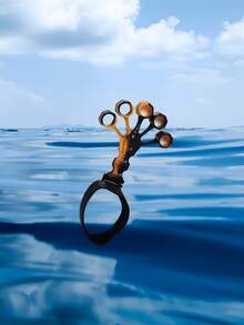 1pc Black Silicone Finger Stretching Exerciser, 5 Finger & Wrist Resistance Band Trainer For Finger Strength Recovery, Flexion & Extension - Multicolor - View 14