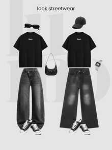 Kit 3 Oversized T-Shirts For Men And Women Unisex Streetwear Plain Academia Lumo Premium 100% Cotton - Kem - Xem 5