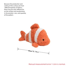 潮汐海洋毛绒玩具，柔软蓬松的毛绒动物，小丑鱼/鲨鱼/章鱼/龙虾/海龟，非常适合房间装饰、汽车配件、教室展示、儿童生日礼物、万圣节、感恩节和圣诞节礼物。