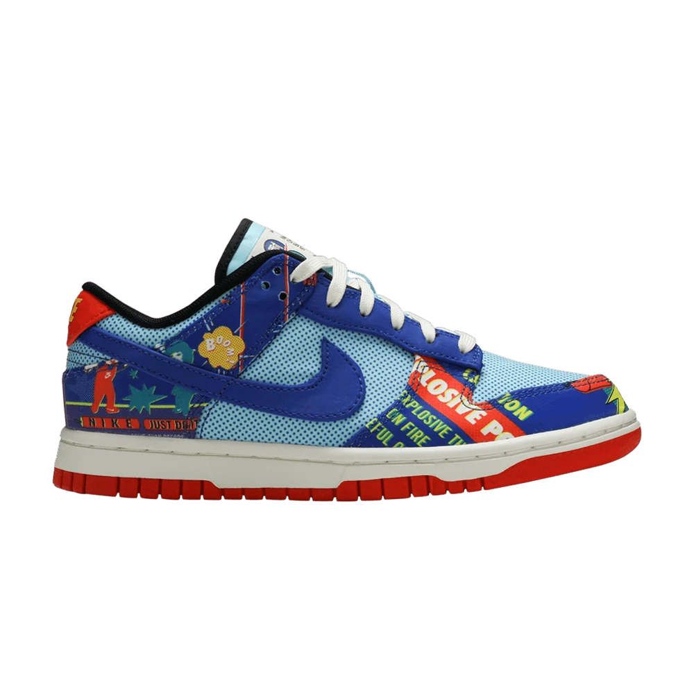 Nike Womens Dunk Low 'Chinese New Year - Firecracker' (Women's Sizes) Copa/Hyper Blue/Chile Red/Sail DH4966-446 Spring New - Red - View 1