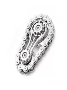 1pc Zinc Alloy Chain - Metal Bicycle Chain Design, Adult Stress Relief Toy