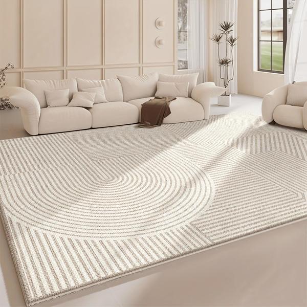 Beige Modern Minimalist Luxurious Style Soft And Comfortable Texture Creates A Warm And Cozy Atmosphere. The Plush Thick Pile Offers Excellent Performance And Easy Machine Washable. This Elegant And Fashionable Carpet Is A Perfect Choice For Living Room, Bedroom, Office, Dining Room And Other Household Spaces. Decorative Carpet, Bedroom Decor, Small Rug, Carpet, Home Decor, Living Room Carpet, Living Room Rug, Bedroom Rug, Living Room Home Decor, Outdoor Rug, Washable Rug