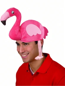 1顶鸭子帽 - 燕子鸭帽 - 新奇帽子 - 农场动物帽 - 服装配饰，帽子 - 农场动物鸭子服装帽 - 新奇、励志、农场动物帽 - 拉绳扇动翅膀套装 - 飞鸭万圣节服装，适合角色扮演主题派对、舞台表演派对、啦啦队服装、配饰、家庭服装派对，适合男士、女士、男孩、女孩，秋季南瓜吸血鬼服装 - 彩色 - 查看 4