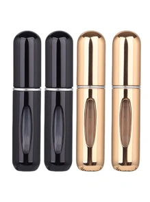 2 pièces Bouteille de parfum rose vif de 5 ml, bouteille de rangement de parfum, bouteille de vaporisateur rechargeable, bouteille de décantation de parfum, petite bouteille réutilisable
