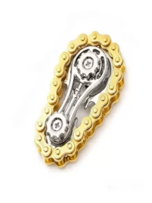 1pc Zinc Alloy Chain - Metal Bicycle Chain Design, Adult Stress Relief Toy