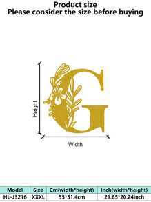 1 件手绘工业铁艺墙饰，带防锈金属切割 - 复古奢华金玫瑰藤蔓金属墙饰，适用于婚礼和高端家居 - 彩色 - 查看 78