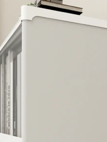 1pc Portable Multifunctional Cube Storage Cabinet With Cover, Free-Standing Organizer For Bedroom, Living Room, Kitchen, Office - Suitable For Home Decor, Valentine's Day Gift - Multicolor - View 5