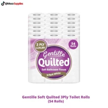 18 Kitchen Rolls & 54 Toilet Rolls Gentille Giant 3 Ply Bundle Pack Thickness Paper Towel-Extra Strong, Absorbent, Tough, Durable Kitchen Rolls & Toilet Rolls - Multipurpose Wipes - 預設 - 查看 3