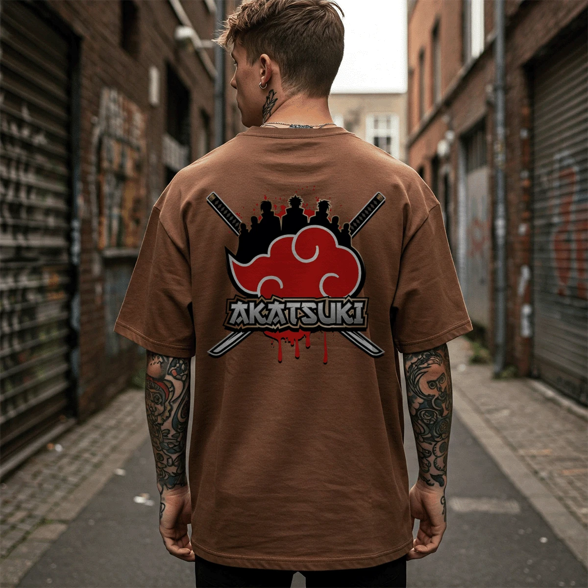 Anime Oversized Cotton Casual T-Shirt