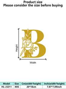 1 件手绘工业铁艺墙饰，带防锈金属切割 - 复古奢华金玫瑰藤蔓金属墙饰，适用于婚礼和高端家居 - 彩色 - 查看 171