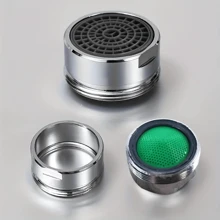 2/4pcs Faucet Aerator, 24mm Replaceable Faucet Filter Nozzle, Water Saving For Kitchen And Bathroom Sink, Threaded Faucet Aerator