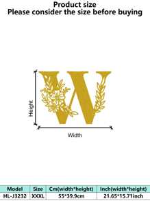 1 件手绘工业铁艺墙饰，带防锈金属切割 - 复古奢华金玫瑰藤蔓金属墙饰，适用于婚礼和高端家居 - 彩色 - 查看 58