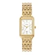 Fossil Relógio feminino Fossil Raquel Quartz em aço inoxidável com três ponteiros, série quadrada, caixa de aço inoxidável/tampa de cristal, diâmetro de 23 mm