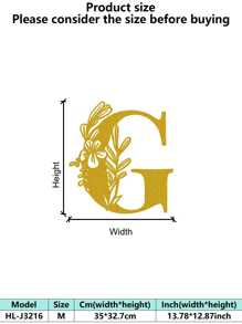 1 件手绘工业铁艺墙饰，带防锈金属切割 - 复古奢华金玫瑰藤蔓金属墙饰，适用于婚礼和高端家居 - 彩色 - 查看 106