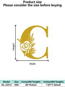 1 件手绘工业铁艺墙饰，带防锈金属切割 - 复古奢华金玫瑰藤蔓金属墙饰，适用于婚礼和高端家居 - 彩色 - 查看 161
