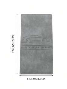 High-Quality Faux Leather Car Document Holder - Fashionable Unisex Storage Pouch - Storage For Insurance, Registration, And Manuals - Fits In Glove Box, Compact And Portable, Ideal Gift For Girlfriend, Sunny Travelers, Cool People, Perfect For Christmas, Valentine's Day, Stocking Stuffer, Personalized Gift, And Christmas Present - Multicolor - View 10