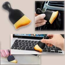 5pcs Auto Detailing Brush Set - Ultra-Soft Bristle Car Interior Cleaning Tools, Dust Removal Brushes For Vehicle Detailing And Maintenance, Plastic Material