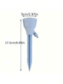 5pcs Plant Auto Watering Pointed Tips With Adjustable Flow Rate Auto Drip Irrigation Kit, Slouchy Person Potted Plant Drip Irrigation, Automatic Watering Device For Indoor And Garden Plants, Battery-Free, Fits Standard Threaded Bottles