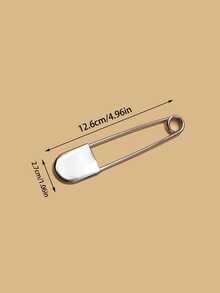 5 英寸超大银色不锈钢安全别针，DIY 缝纫配件，超大金属夹针适用于围巾、毛毯、裙子、针织工艺品