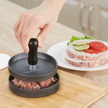 1Pc, Burger Press 100 Patty Papers, Aluminum Non-Stick Hamburger Patty Maker Mold, For Beef Veggie Burger Bbq Barbecue Grill Dishwasher Friendly, Kitchen Utensils, Kitchen Gadgets, Useful Tool, Apartment Essentials, Kitchen Accessories