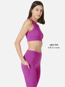 vetega Conjunto Deportivo Comfy & Active - Morado Violeta - Ver 1