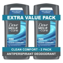 2ct Dove Men+Care Antiperspirant Deodorant Stick Clean Comfort 2.7 Oz - 彩色 - 查看 1