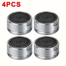 2/4pcs Faucet Aerator, 24mm Replaceable Faucet Filter Nozzle, Water Saving For Kitchen And Bathroom Sink, Threaded Faucet Aerator