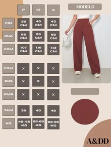 MO WOMEN'S FASHION - 3271, WOMEN'S TAILORED PANTS, HIGH WAIST, PANTALON, ELEGANT, CASUAL, EVERYDAY, WORK, SUPER CASUAL. - Burdeos - Ver 5