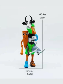 AI风格神兽模型 – 怪异火柴人造型桌面玩具，适合青少年和成人的趣味新奇礼物 | 独特的美式山海经人物，适合办公室、派对、旅行和收藏 - 融合山海經 - 查看 13