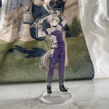 Nouveau support acrylique Uma Musume: Pretty Derby 1 pièce 15 cm - Modèles Toukai Teiou/Special Week mignons et de grande valeur. Décoration de bureau pour la chambre/le bureau, cadeau idéal pour l'Aïd al-Adha et la remise des diplômes pour les fans/amis