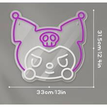 Sanrio 1 Stück/Sanrio KT Katze Gaming Zimmer Schlafzimmer Spielzimmer Internet Café Dekoration Neon Cartoon Form LED Neonlicht