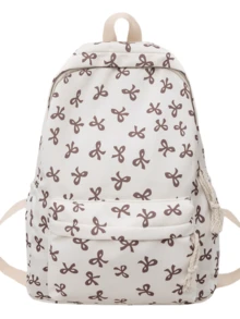 Nueva mochila con estilo lindo de lazo, mochila con estampado de lazo, mochila escolar ligera, mochila de gran capacidad para estudiantes, mochila escolar de estilo fresco y simple para adolescentes niños y niñas, mochila para portátil de 15.6 pulgadas, mochila de viaje - Multicolor - Ver 16