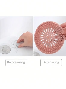 1pc Hair Drain Catcher, Keeps Drain Clean And Unclogged, Shower Drain Hair Strainer Filter Kit