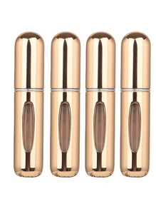 2 pièces Bouteille de parfum rose vif de 5 ml, bouteille de rangement de parfum, bouteille de vaporisateur rechargeable, bouteille de décantation de parfum, petite bouteille réutilisable