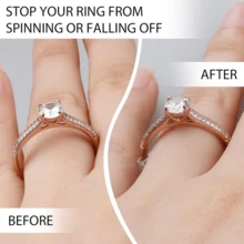Ring Sizers For Loose Rings, Ring Size Adjuster Spacers Or Tightener, Invisible Guards, Resizer Fit Almost Any Rings, Reduces Size By 0.5-1.5 - Multicolor - View 5
