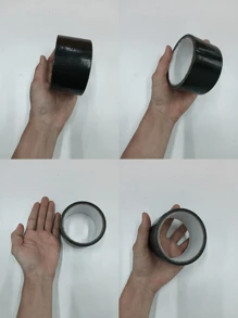 1 Roll Of Cushion Repair Tape, Strong Black Cloth-Based Tape, Sofa Imitation Leather Repair Patch, Sofa Repair Tape Kit, Self-Adhesive Imitation Leather Repair Tape, Suitable For Sofa And Car Seat Cushions, Durable Patches, Suitable For Holes And Carpets In Hotels