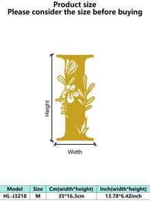 1 件手绘工业铁艺墙饰，带防锈金属切割 - 复古奢华金玫瑰藤蔓金属墙饰，适用于婚礼和高端家居 - 彩色 - 查看 24