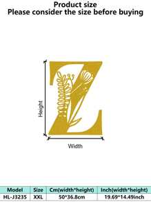 1 件手绘工业铁艺墙饰，带防锈金属切割 - 复古奢华金玫瑰藤蔓金属墙饰，适用于婚礼和高端家居 - 彩色 - 查看 98