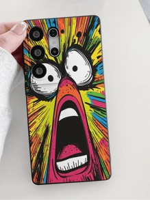 1 Stück original Cartoon Illustration Serie Handyhülle kompatibel mit Apple/Galaxy/S20/FE A06 5G/15 Ultra, personalisierte perforierte Schutzabdeckung, Geschenkidee