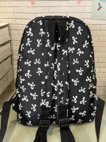 Nueva mochila con estilo lindo de lazo, mochila con estampado de lazo, mochila escolar ligera, mochila de gran capacidad para estudiantes, mochila escolar de estilo fresco y simple para adolescentes niños y niñas, mochila para portátil de 15.6 pulgadas, mochila de viaje - Multicolor - Ver 8