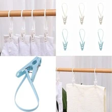 15 pinzas de ropa por paquete, pinzas antideslizantes con cuerda de plástico para tender la ropa. Pinzas de ropa lindas y resistentes, decoración con clip pequeño en 3 colores, 5 piezas de cada uno - Multicolor - Ver 6