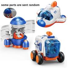 Transforming Toy Astronaut Spacecraft Rocket Exploration Vehicle - Gift For Boys On Christmas, Thanksgiving, New Year,Back To School