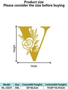 1 件手绘工业铁艺墙饰，带防锈金属切割 - 复古奢华金玫瑰藤蔓金属墙饰，适用于婚礼和高端家居 - 彩色 - 查看 152