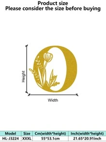 1 件手绘工业铁艺墙饰，带防锈金属切割 - 复古奢华金玫瑰藤蔓金属墙饰，适用于婚礼和高端家居 - 彩色 - 查看 18