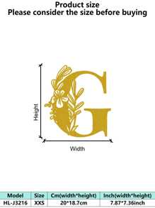 1 件手绘工业铁艺墙饰，带防锈金属切割 - 复古奢华金玫瑰藤蔓金属墙饰，适用于婚礼和高端家居 - 彩色 - 查看 165
