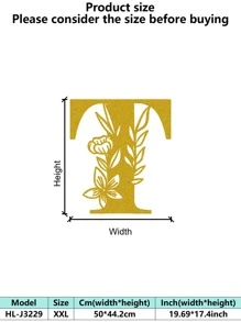 1 件手绘工业铁艺墙饰，带防锈金属切割 - 复古奢华金玫瑰藤蔓金属墙饰，适用于婚礼和高端家居 - 彩色 - 查看 116
