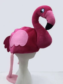 1顶鸭子帽 - 燕子鸭帽 - 新奇帽子 - 农场动物帽 - 服装配饰，帽子 - 农场动物鸭子服装帽 - 新奇、励志、农场动物帽 - 拉绳扇动翅膀套装 - 飞鸭万圣节服装，适合角色扮演主题派对、舞台表演派对、啦啦队服装、配饰、家庭服装派对，适合男士、女士、男孩、女孩，秋季南瓜吸血鬼服装 - 彩色 - 查看 6