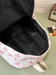 Nueva mochila con estilo lindo de lazo, mochila con estampado de lazo, mochila escolar ligera, mochila de gran capacidad para estudiantes, mochila escolar de estilo fresco y simple para adolescentes niños y niñas, mochila para portátil de 15.6 pulgadas, mochila de viaje - Multicolor - Ver 7